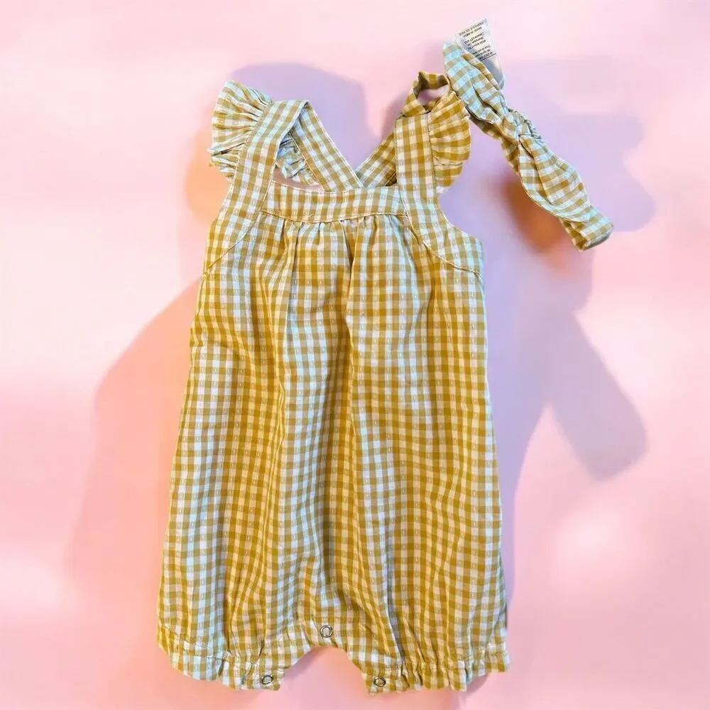 Cartwheels by Charlie Paige Infant Girls 100% Cotton Jumpers Lot of 3 Sz 6M-12M